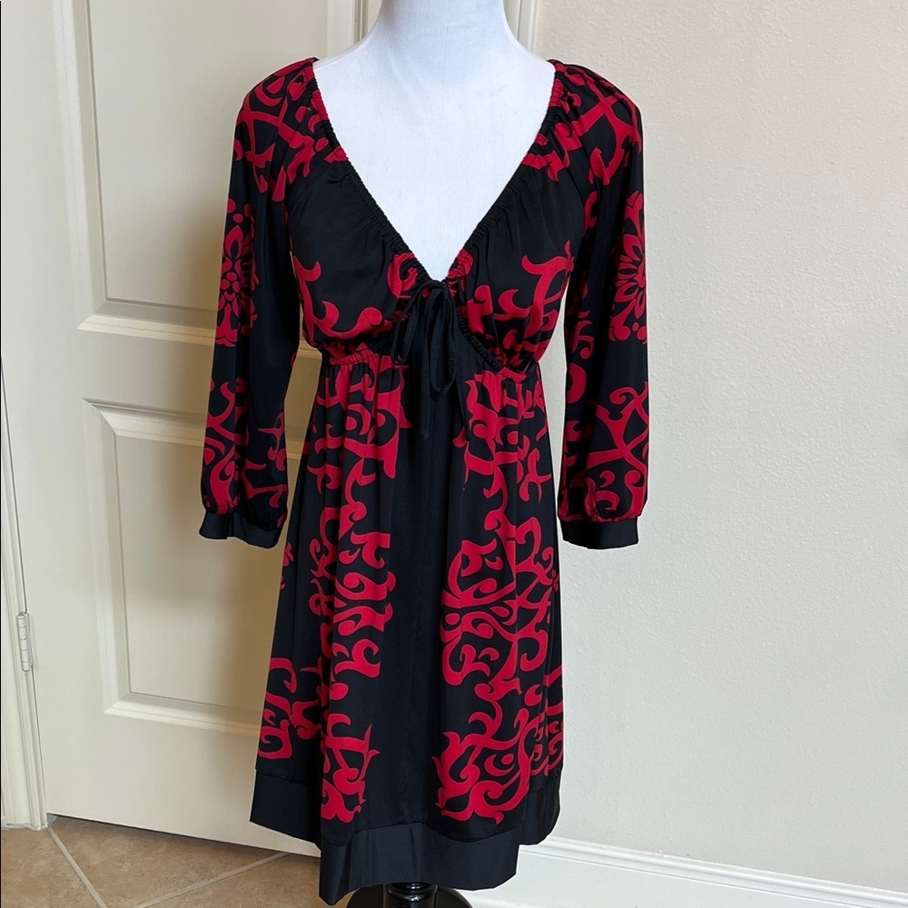 NWOT INC International Concepts Black and Red Dress